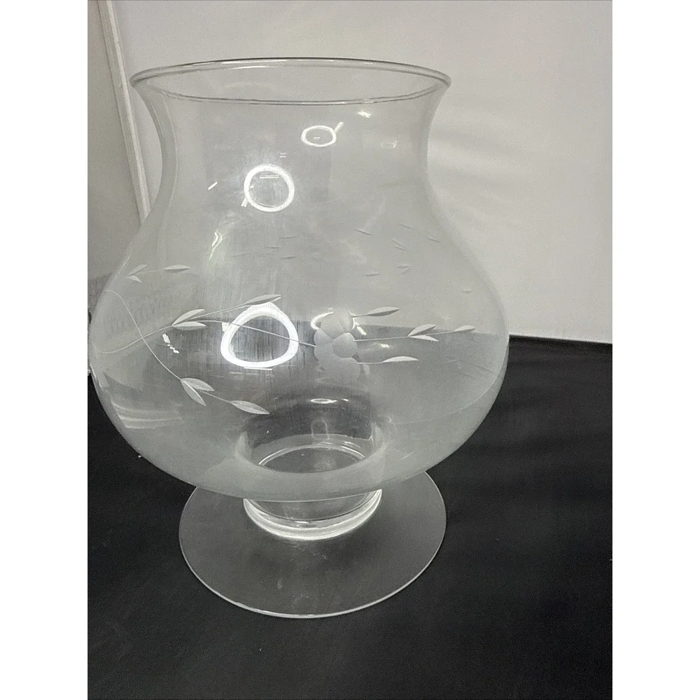 princess house crystal candlelamp number 390 floral